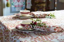 Load image into Gallery viewer, Linen Table Cloth - Sólon Islandus Red
