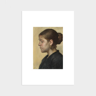 Fisksölustúlka / Fishmonger's daughter - Anna Kristine Ancher (1859-1935) - Listasafn Íslands