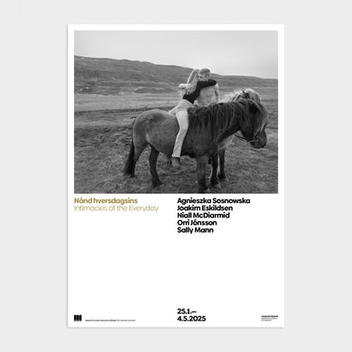 Nánd hversdagsins (sýningarplakat) / Intimacies of the Everyday (exhibition poster) - Listasafn Íslands