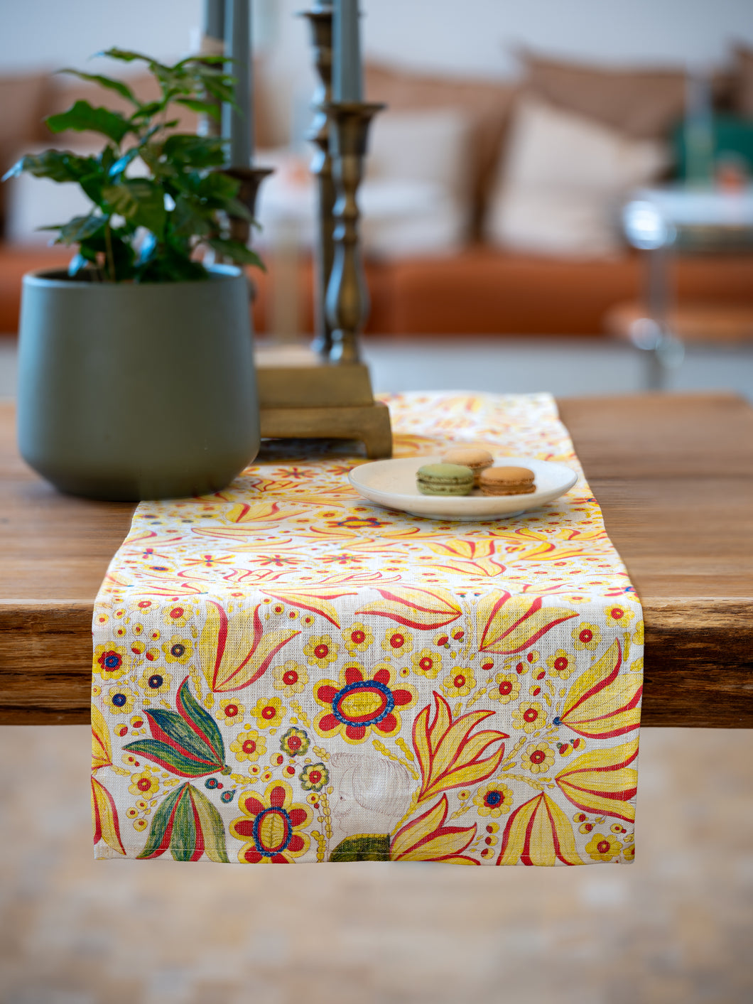 Löber, hör 33x155sm /Linen Table runner 33x155cm - Sólon Islandus - Listasafn Íslands